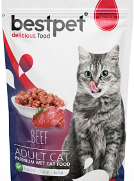 Влажный корм для кошек Bestpet с говядиной 85г*24шт