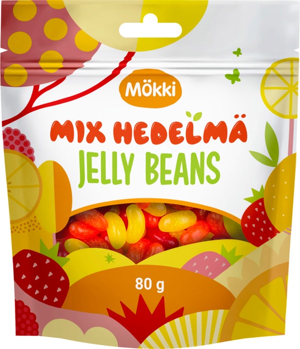 

Желейные бобы Mokki фруктовый микс 80 г