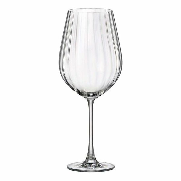 Набор бокалов CRYSTALITE BOHEMIA Columba optic д/вина 400мл, стекло 2 шт