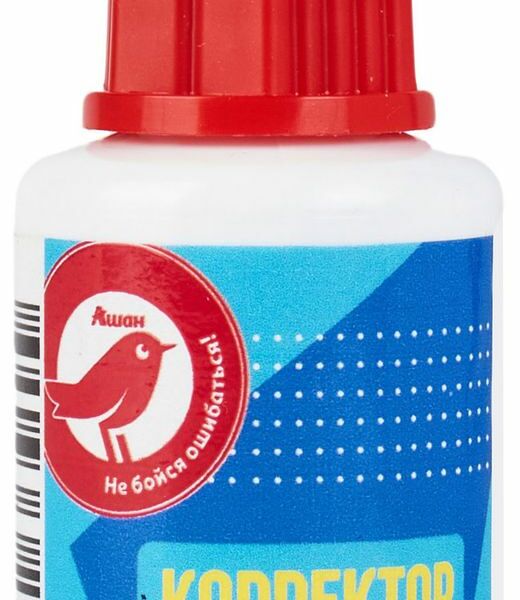 Корректор АШАН Красная птица с кисточкой 20г