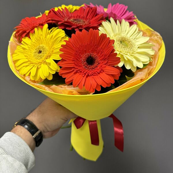✅Букет из разноцветных гербер