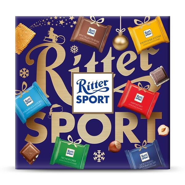 Набор шоколада Ritter Sport Яркое ассорти 200 г