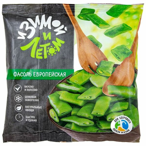 Фасоль быстрозамороженная И Зимой И Летом Европейская 400 г