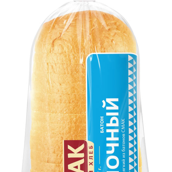 Батон Смак Молочный в нарезке 330г