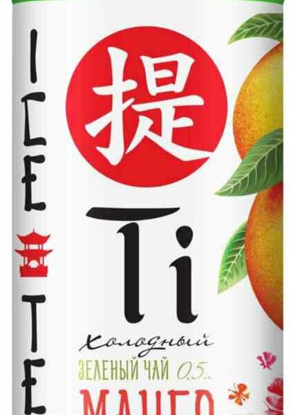 Холодный чай зеленый Ti со вкусом Манго