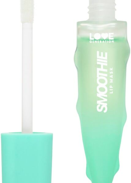 Маска для губ Love Generation Smoothies увлажняющая с кокосовым маслом и экстрактом алоэ Прозрачно-зеленый Тон 02