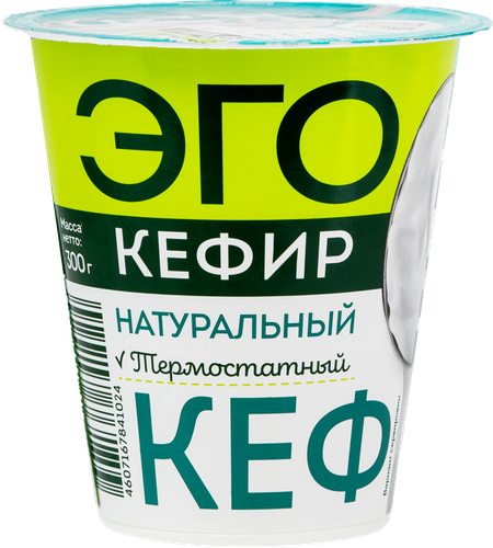 

Кефир Эго термостатный 2.5% 300 г