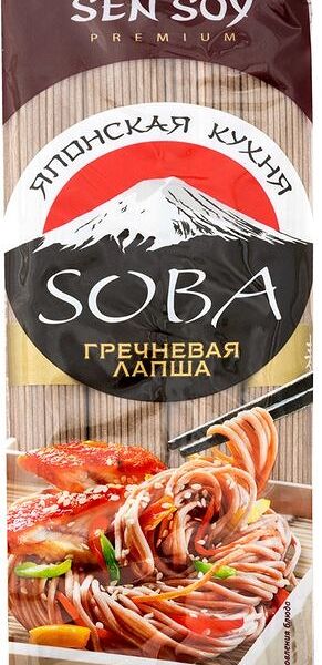 Лапша Sen Soy Premium Soba гречневая, 300г