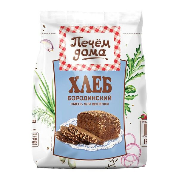 Смесь для выпечки Печём Дома хлеб бородинский