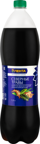 

Напиток Лента Северные травы среднегазированный 1.5 л