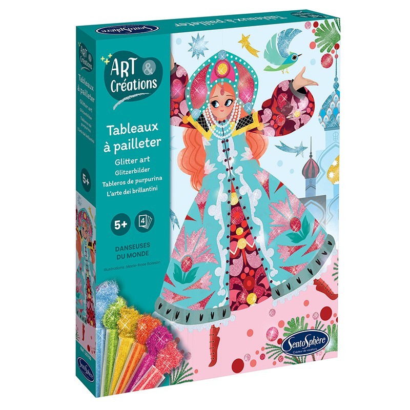 

Игровой набор для детского творчества SentoSphere Принцессы с блёстками 5+