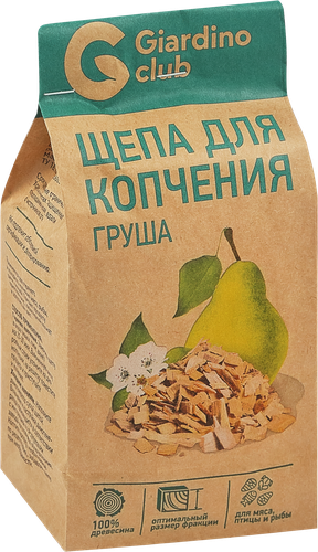 

Щепа для копчения GIARDINO CLUB Груша, Арт. 69631