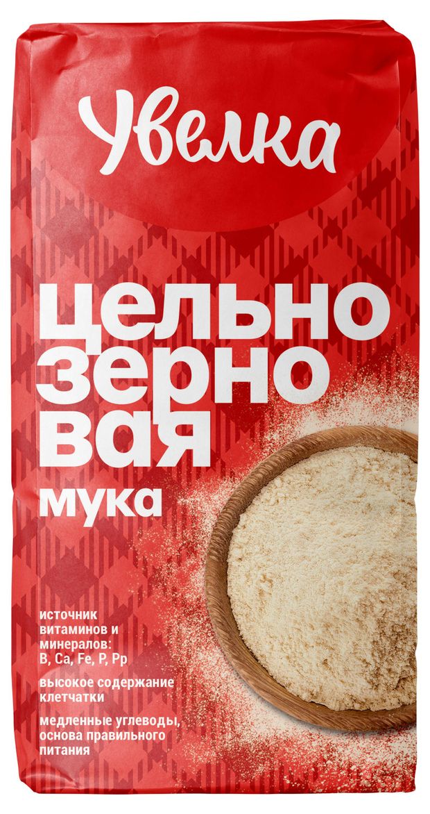 

Мука Увелка Пшеничная цельнозерновая 1.9 кг