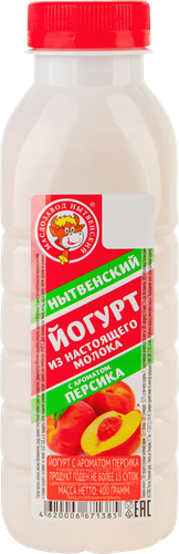 

Йогурт питьевой Маслозавод Нытвенский персик 2.5% 400 г