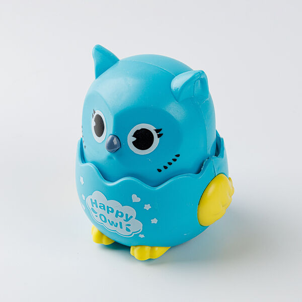 Игрушка инерционная 1TOY Покатушки Весёлая Сова, в ассортименте