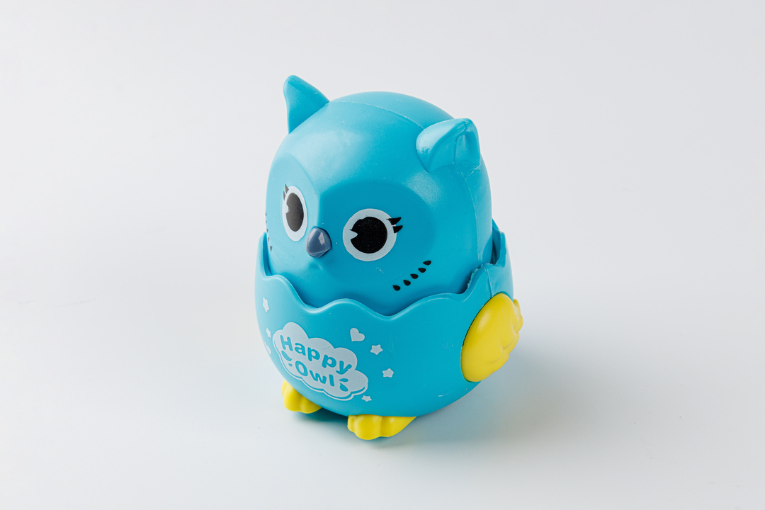 

Игрушка инерционная 1TOY Покатушки Весёлая Сова, в ассортименте