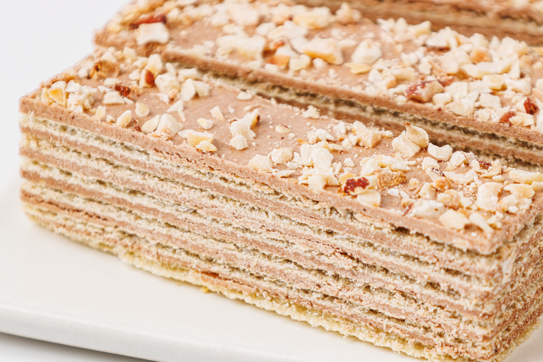 

Торт вафельный ВкусВилл Ореховый 220 г