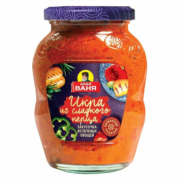 Закусочка Дядя Ваня Икра из сладкого перца