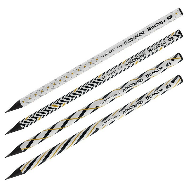 

Карандаш чернографитный Berlingo Vortex HB круглый 1 шт. в ассортименте