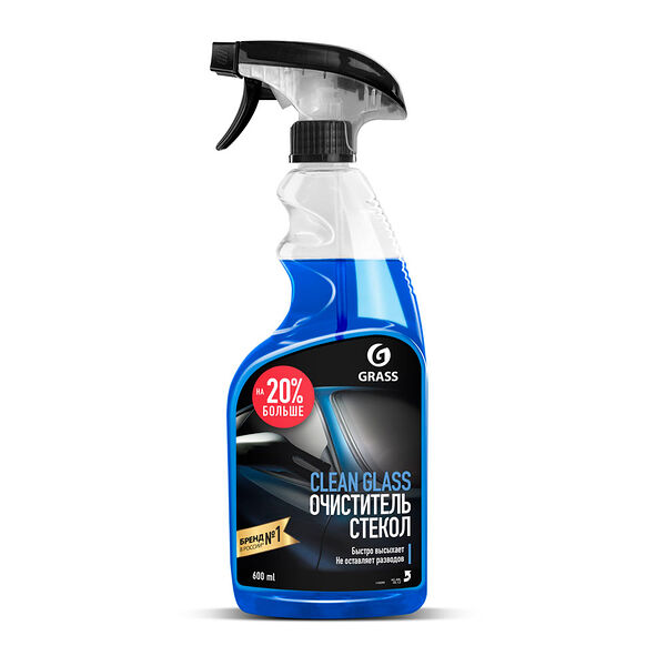 Очиститель стекол и зеркал Grass Clean Glass, 600 мл