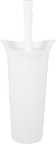 

Набор для чистки туалета Idea Лотос белый металлик