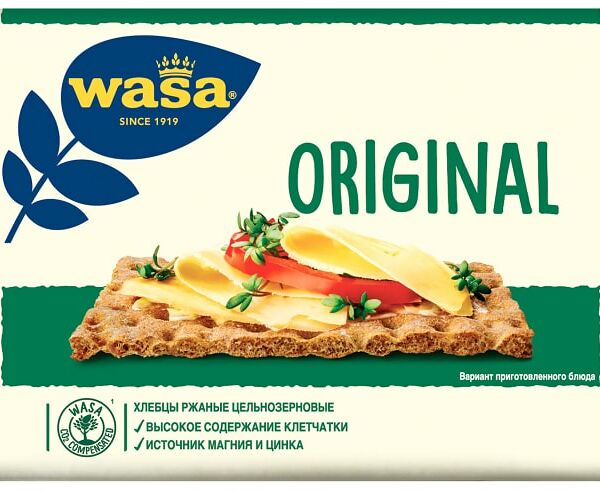 Хлебцы Wasa ржаные 275г