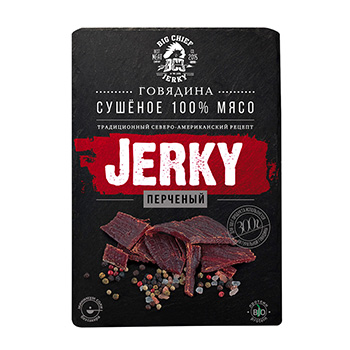 

Джерки из говядины перченые Big Chief Jerky 25 г
