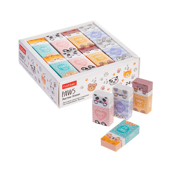 Ластик PVC Hatber Paws/Лапки ER_083685