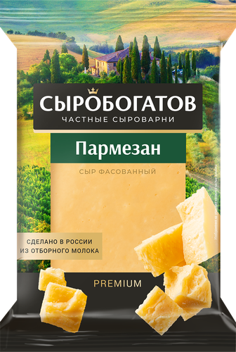 

Сыр твердый Сыробогатов Пармезан 40% 200 г