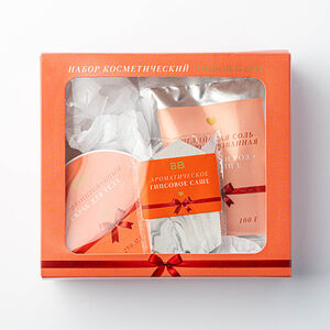 Набор косметический "Обновление" с комплексом масел (соль для ванны, скраб для тела, арома-саше)