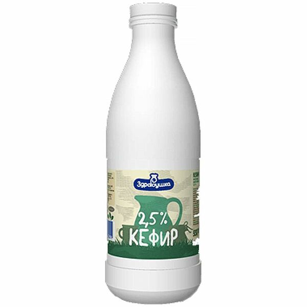 Кефир Здравушка 2.5% 930 мл