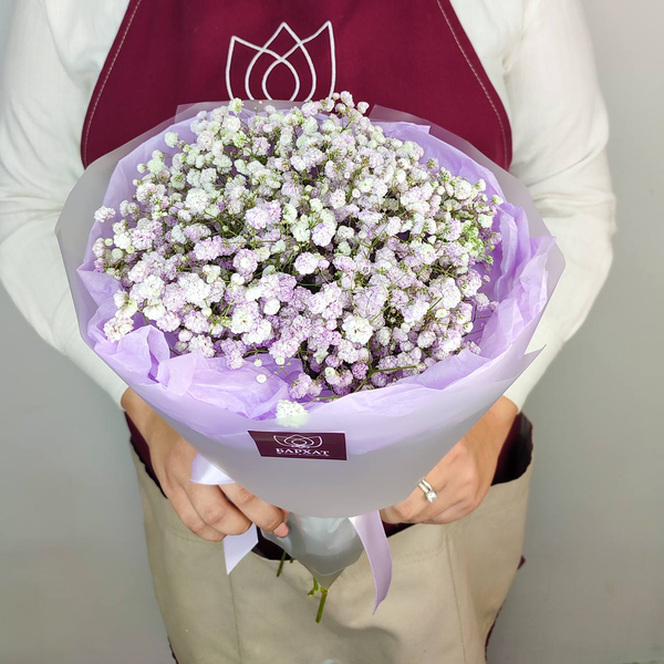 Цветочный монобукет Лиловое облако