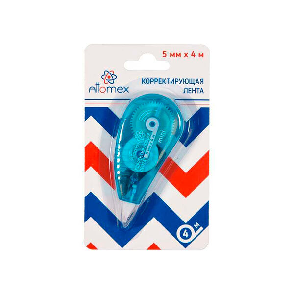 Штрих-корректор в ленте Attomex 5мм*4м в картонном блис-тере арт4062101