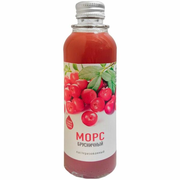 Морс 24 вкуса брусничный пастеризованный