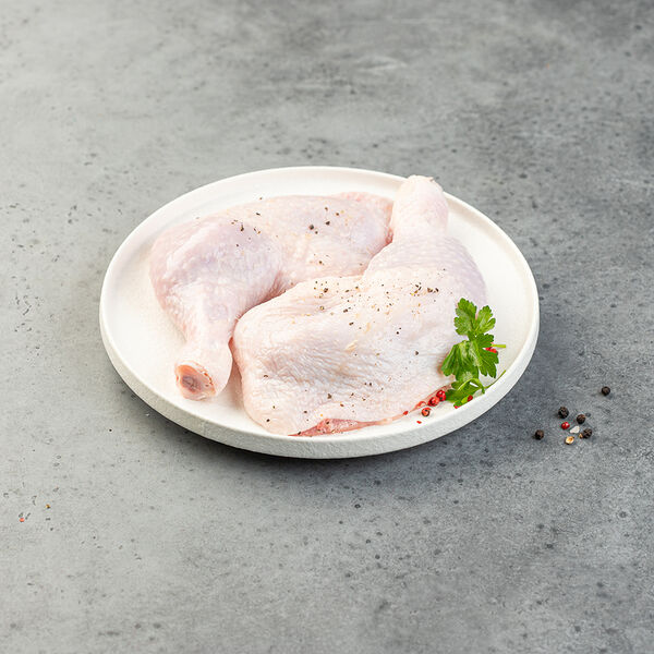 Окорочок куриный с кожей и хребтом спб