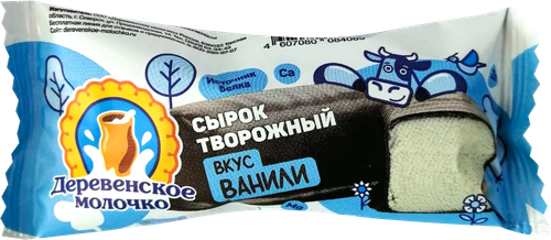 

Сырок творожный Деревенское молочко с ванилью 12% без змж 40 г