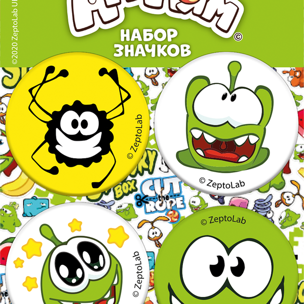 Значки Ам Ням закатные