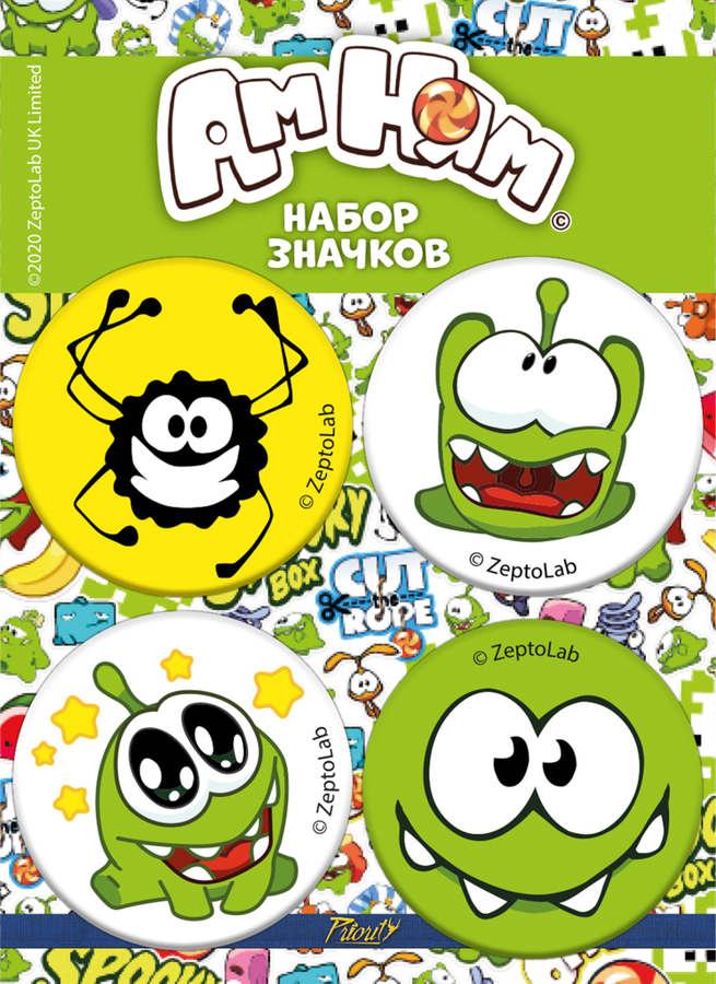 

Значки Ам Ням закатные