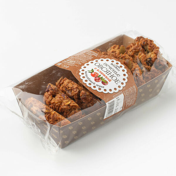 Печенье овсяное с клюквой