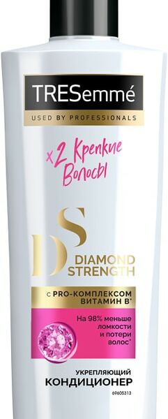 Кондиционер для волос TRESemme Укрепляющий Diamond Strength с pro-комплексом Витамин В меньше ломкости 400мл