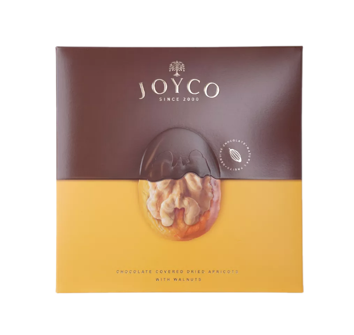 

Набор конфет JOYCO Курага в шоколаде с грецким орехом, 150 г