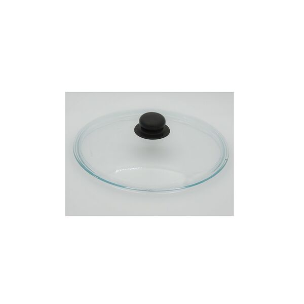 Крышка из боросиликатного стекла  д.240 мм с бакелитовой ручкой Арт. G 240