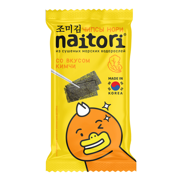 Чипсы Naitori Нори с кимчи 3г