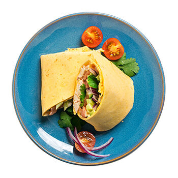 Ролл с курицей и соусом карри «Уже готово»