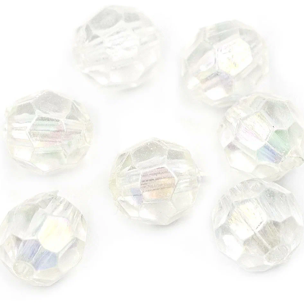 2023 Бусины круглые акрил, 8мм, 25гр, Astra&Craft(1 прозрачный)