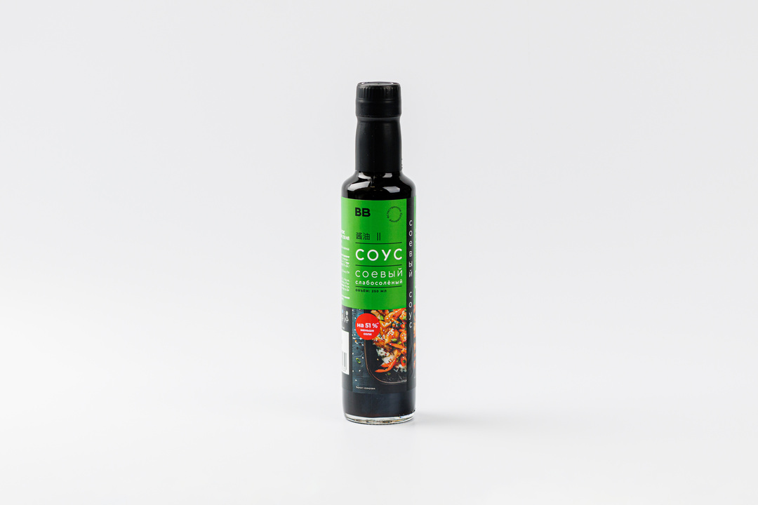 

Соус соевый ВкусВилл слабосоленый 278 г