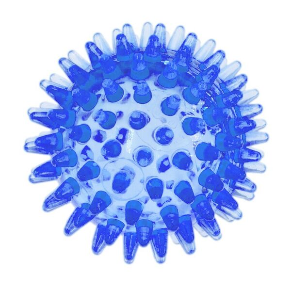 Мяч массажный  5,5 см прозрачный Crystal (синий) Zooone