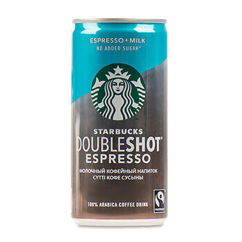 Напиток кофейный молочный Starbucks Doubleshot Espresso без сахара