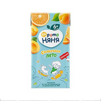 Нектар ФрутоНяня мультифруктовый с 6 месяцев 200мл 