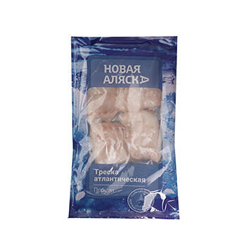 Филе трески атлантической лойны Новая Аляска без кожи